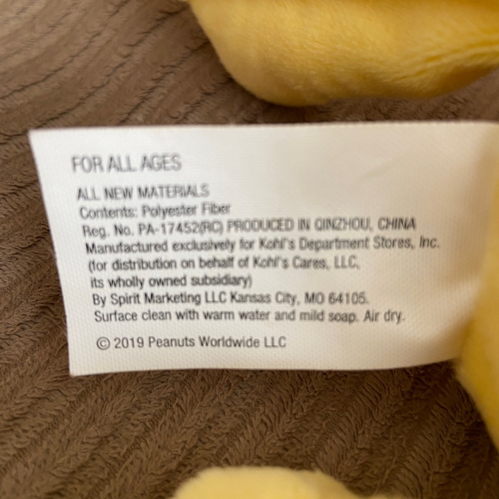 Kohl’s Cares Woodstock Plush - NWOT - Picture 6 of 7